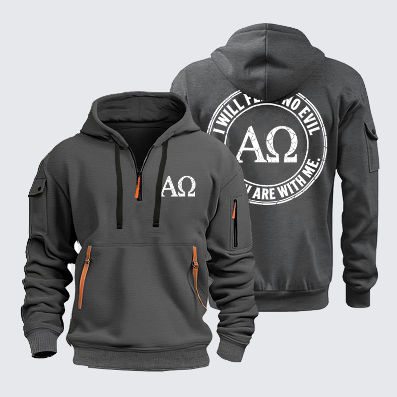 Zipper Hoodies Ave Christus Rex –I Will Fear No Evil – Alpha Omega