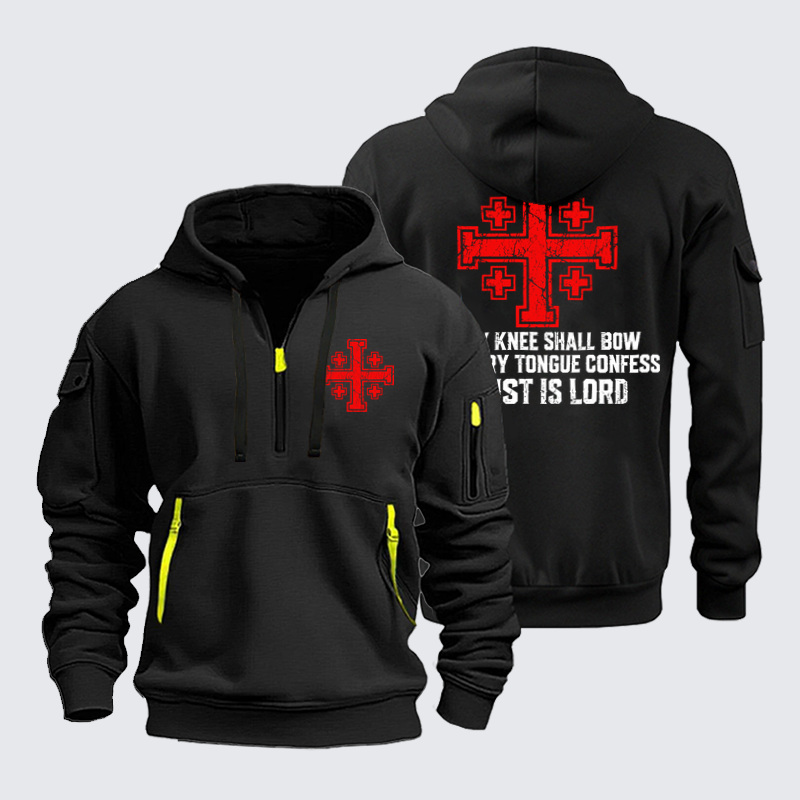 Zipper Hoodies Ave Christus Rex –Every Knee Shall Bow – Christ Is Lord