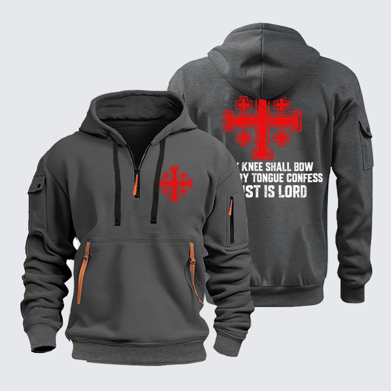 Zipper Hoodies Ave Christus Rex –Every Knee Shall Bow – Christ Is Lord