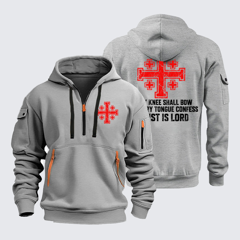 Zipper Hoodies Ave Christus Rex –Every Knee Shall Bow – Christ Is Lord