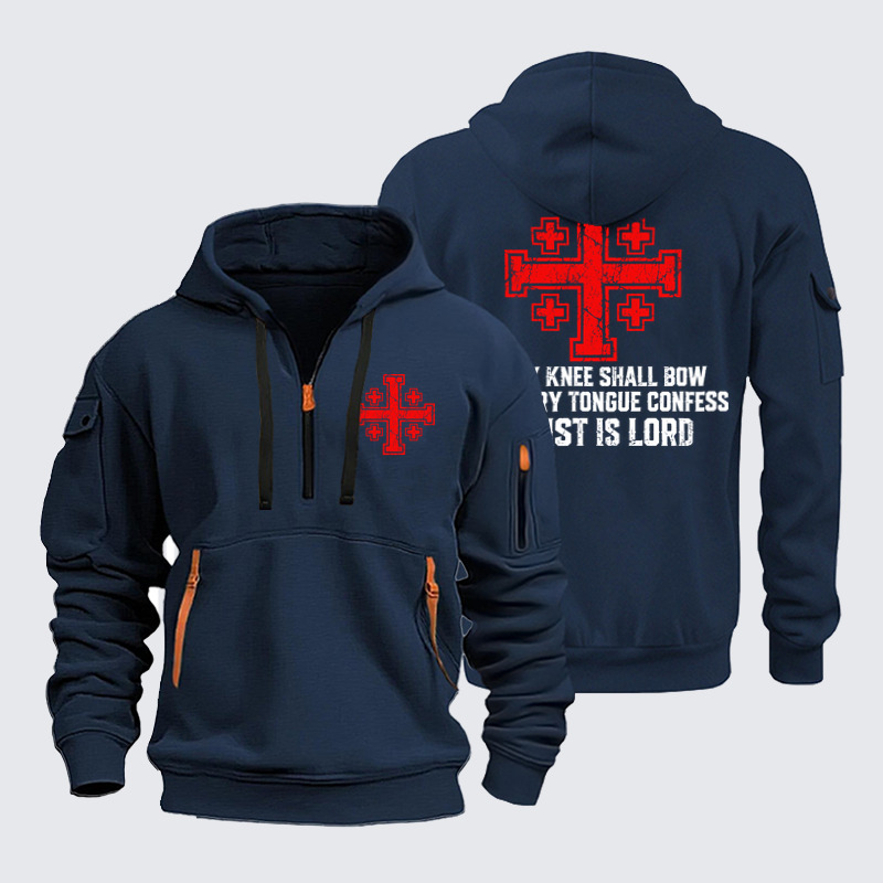 Zipper Hoodies Ave Christus Rex –Every Knee Shall Bow – Christ Is Lord