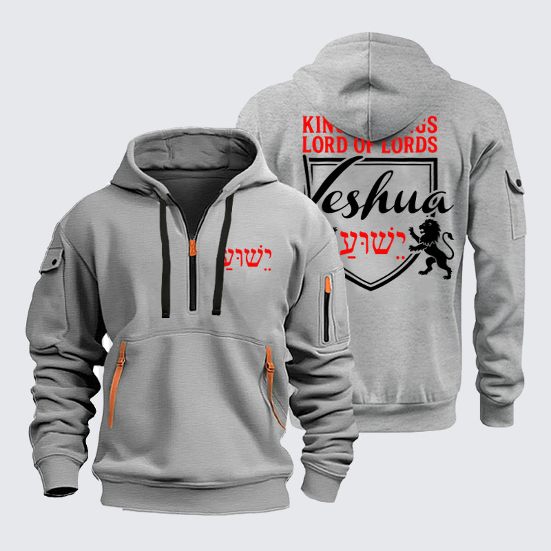 Zipper Hoodies Ave Christus Rex – Yeshua King of Kings Lord of Lords