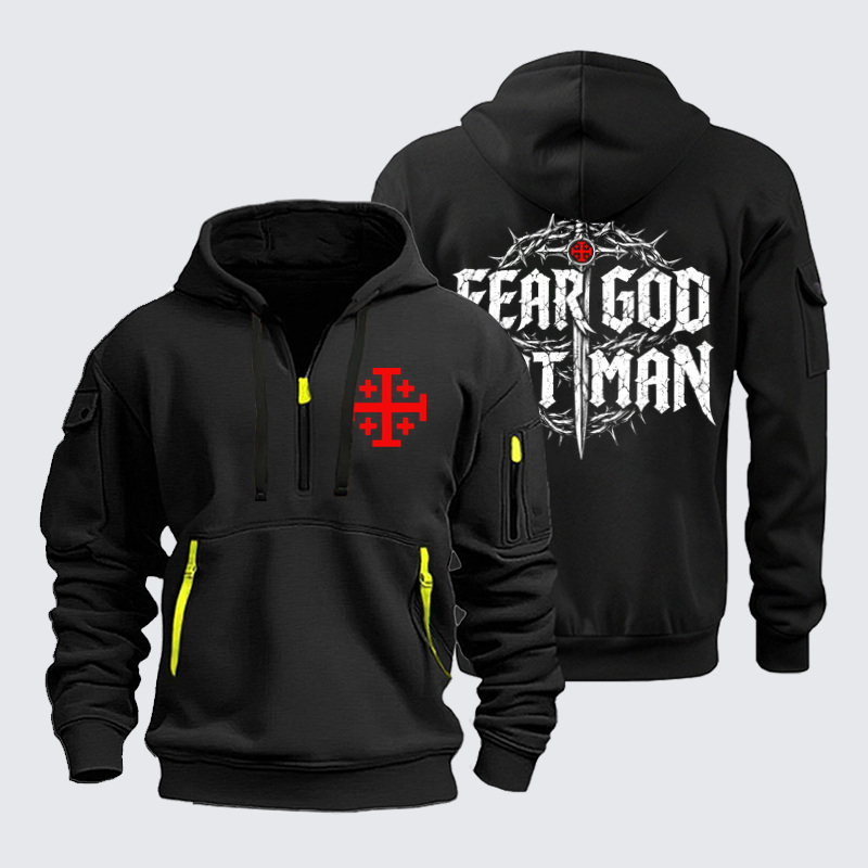 Zipper Hoodies Ave Christus Rex –Fear God Not Man