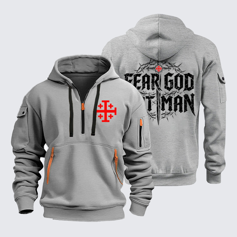 Zipper Hoodies Ave Christus Rex –Fear God Not Man