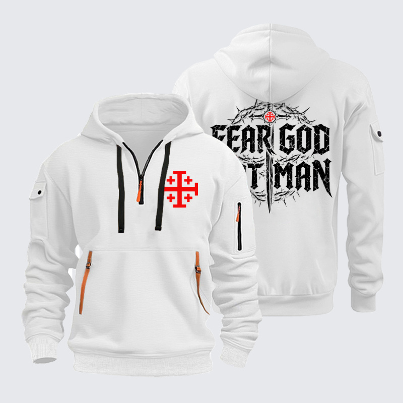 Zipper Hoodies Ave Christus Rex –Fear God Not Man