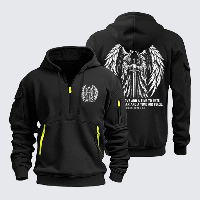 Zipper Hoodies Ave Christus Rex – A Time for War and a Time for Peace – Ecclesiastes 3:8