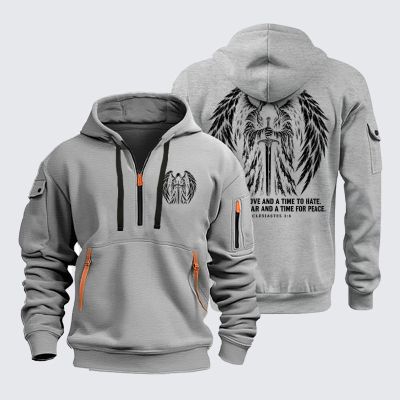 Zipper Hoodies Ave Christus Rex – A Time for War and a Time for Peace – Ecclesiastes 3:8