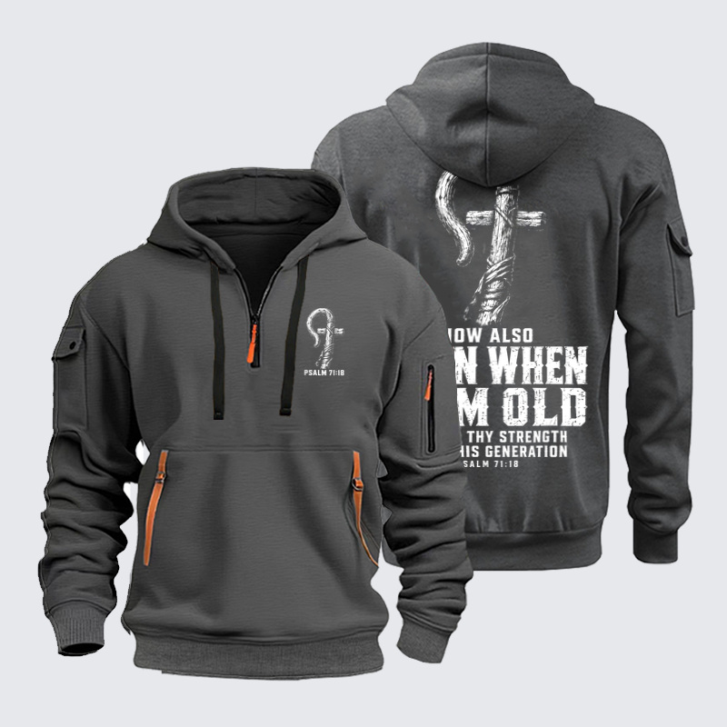 Zipper Hoodies Ave Christus Rex – Even When I Am Old – Psalm 71:18