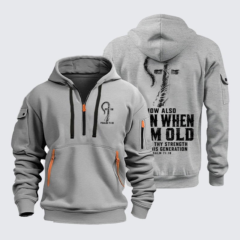 Zipper Hoodies Ave Christus Rex – Even When I Am Old – Psalm 71:18