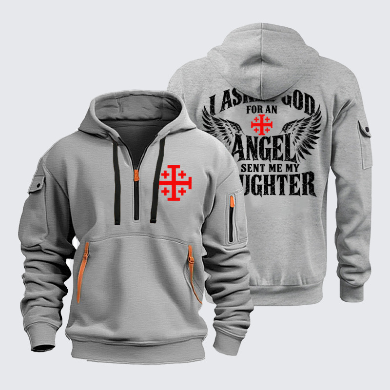 Zipper Hoodies Ave Christus Rex – Jesus Is King – Lion of Judah