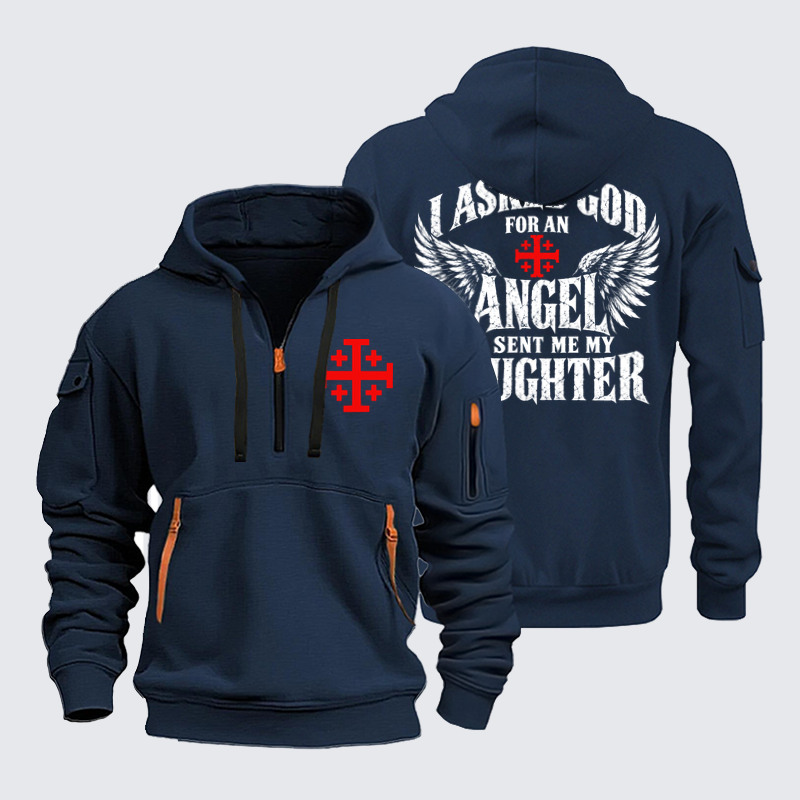 Zipper Hoodies Ave Christus Rex – Jesus Is King – Lion of Judah