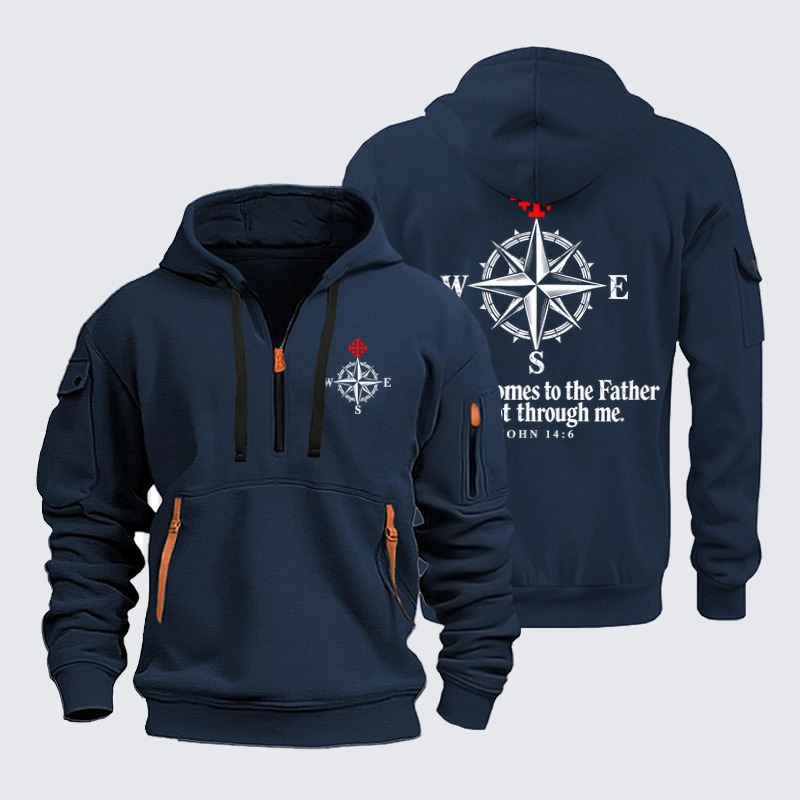 Zipper Hoodies Ave Christus Rex – No One Comes to the Father – John 14:6