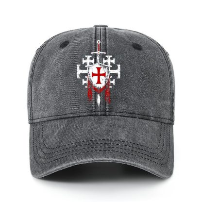 Heritage Washed Cap - Deus Vult: God Wills It
