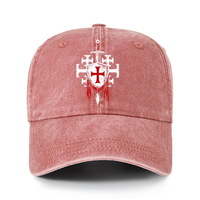 Heritage Washed Cap - Deus Vult: God Wills It