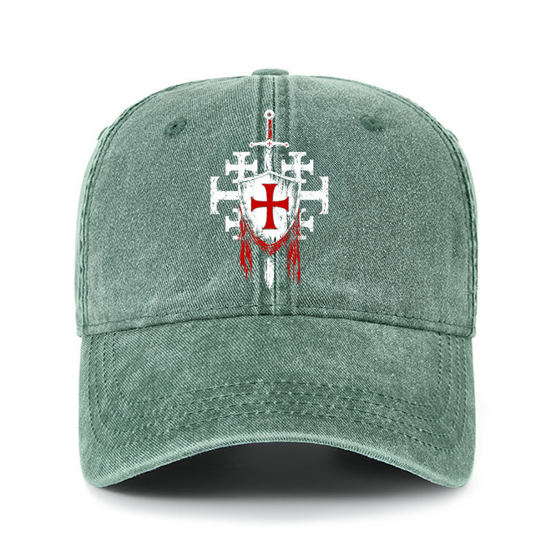 Heritage Washed Cap - Jesus Cross Christ