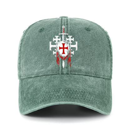 Heritage Washed Cap - Deus Vult: God Wills It
