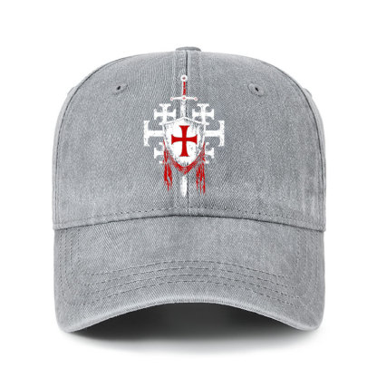 Heritage Washed Cap - Deus Vult: God Wills It