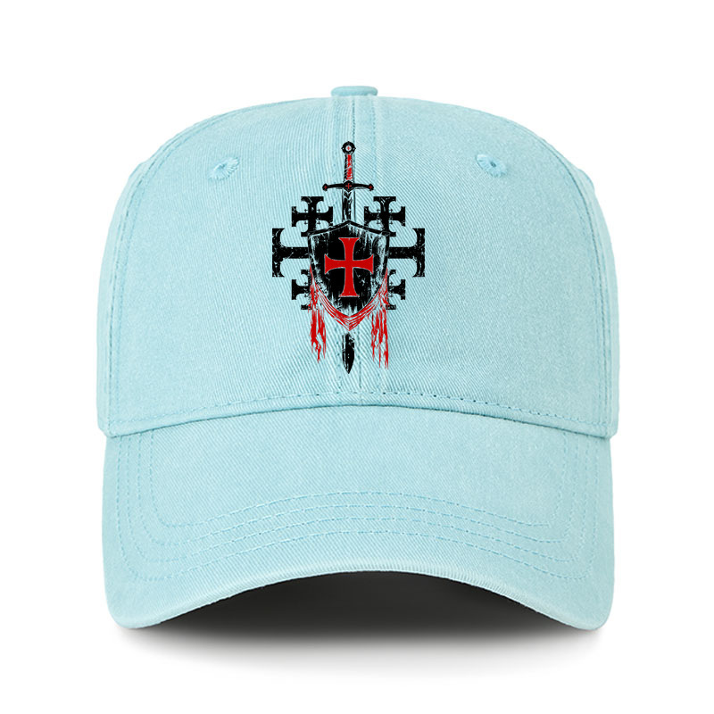 Heritage Washed Cap - Deus Vult: God Wills It