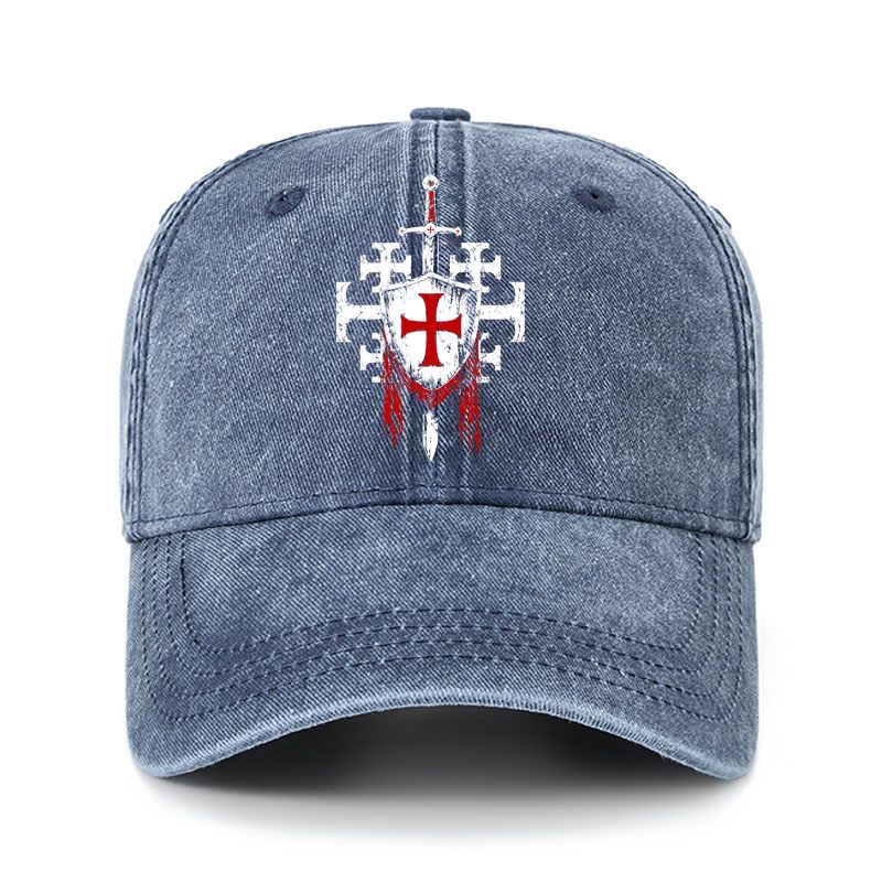 Heritage Washed Cap - Deus Vult: God Wills It