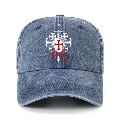Heritage Washed Cap - Deus Vult: God Wills It