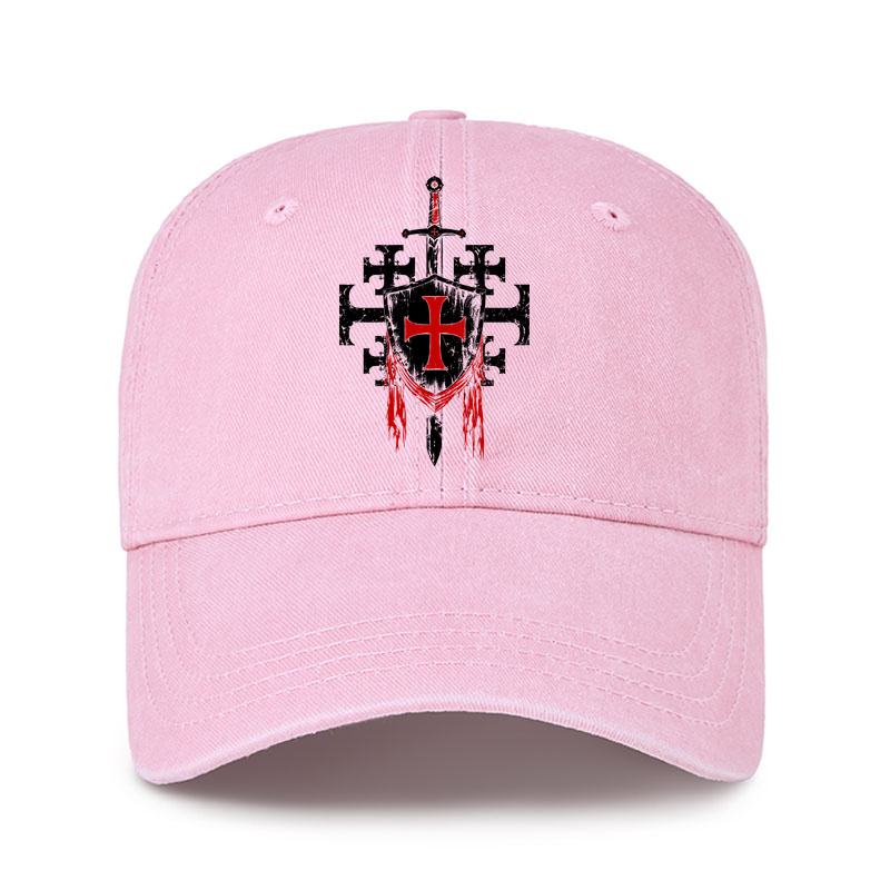 Heritage Washed Cap - Deus Vult: God Wills It