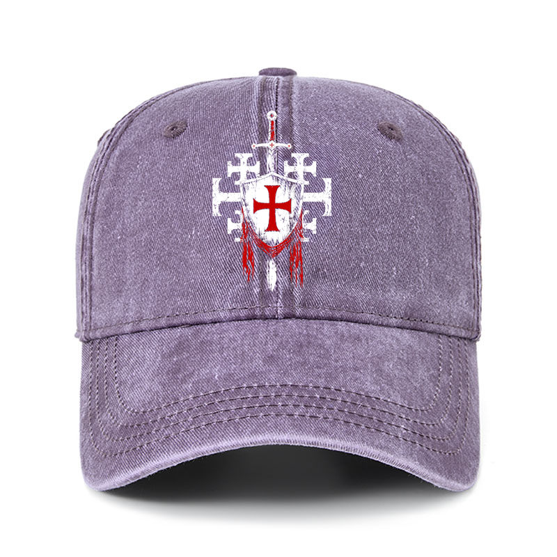 Heritage Washed Cap - Deus Vult: God Wills It