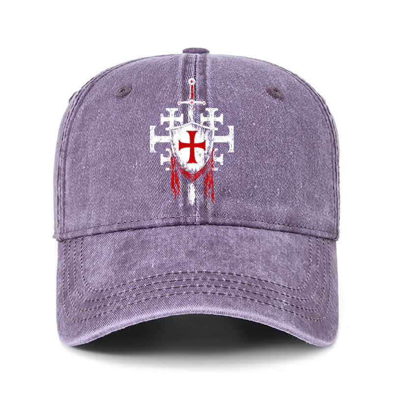 Heritage Washed Cap - Deus Vult: God Wills It