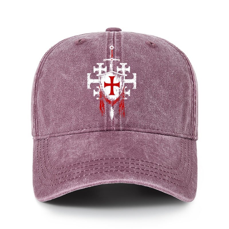 Heritage Washed Cap - Deus Vult: God Wills It