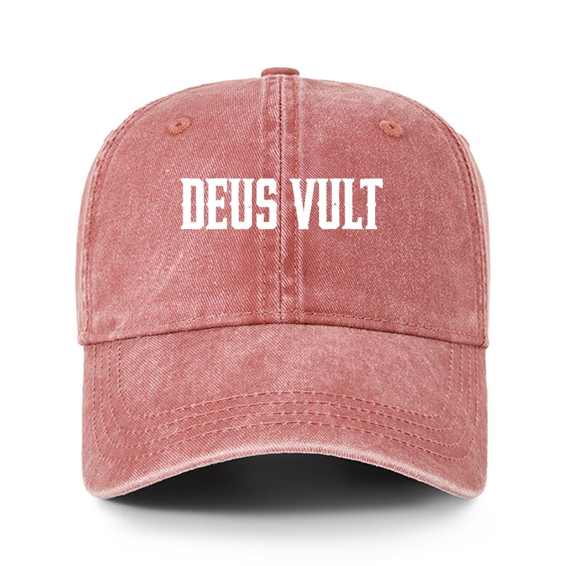 Heritage Washed Cap - Deus Vult: God Wills It