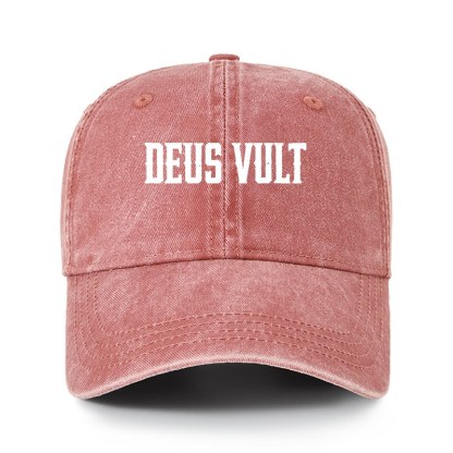 Heritage Washed Cap - Deus Vult: God Wills It