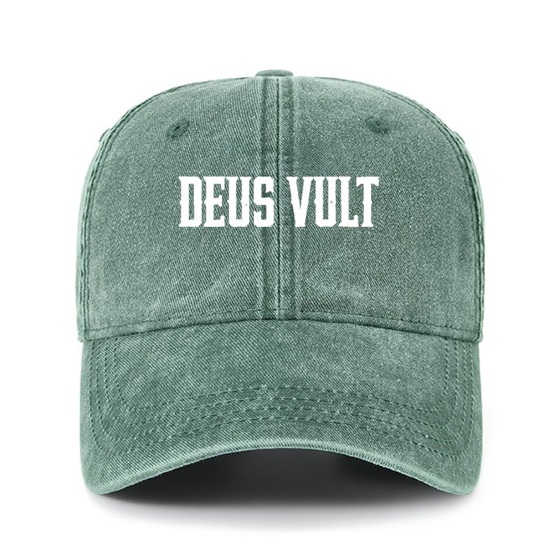 Heritage Washed Cap - Deus Vult: God Wills It