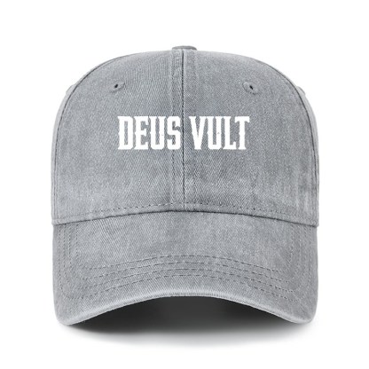 Heritage Washed Cap - Deus Vult: God Wills It