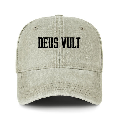 Heritage Washed Cap - Deus Vult: God Wills It