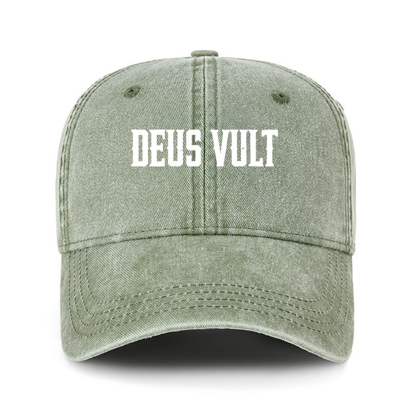 Heritage Washed Cap - Deus Vult: God Wills It