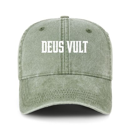 Heritage Washed Cap - Deus Vult: God Wills It
