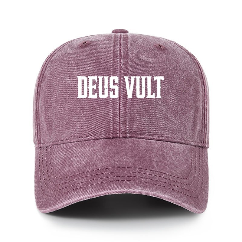 Heritage Washed Cap - Deus Vult: God Wills It
