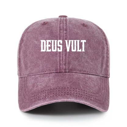 Heritage Washed Cap - Deus Vult: God Wills It