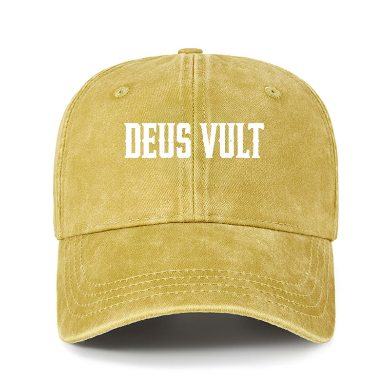 Heritage Washed Cap - Deus Vult: God Wills It