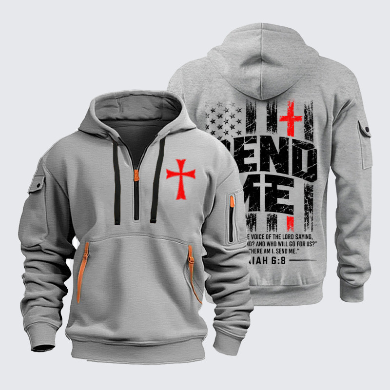 Zipper Hoodies - Send Me Isaiah 6:8