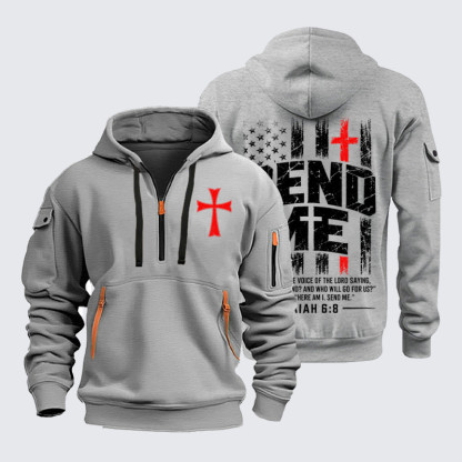 Zipper Hoodies - Send Me Isaiah 6:8
