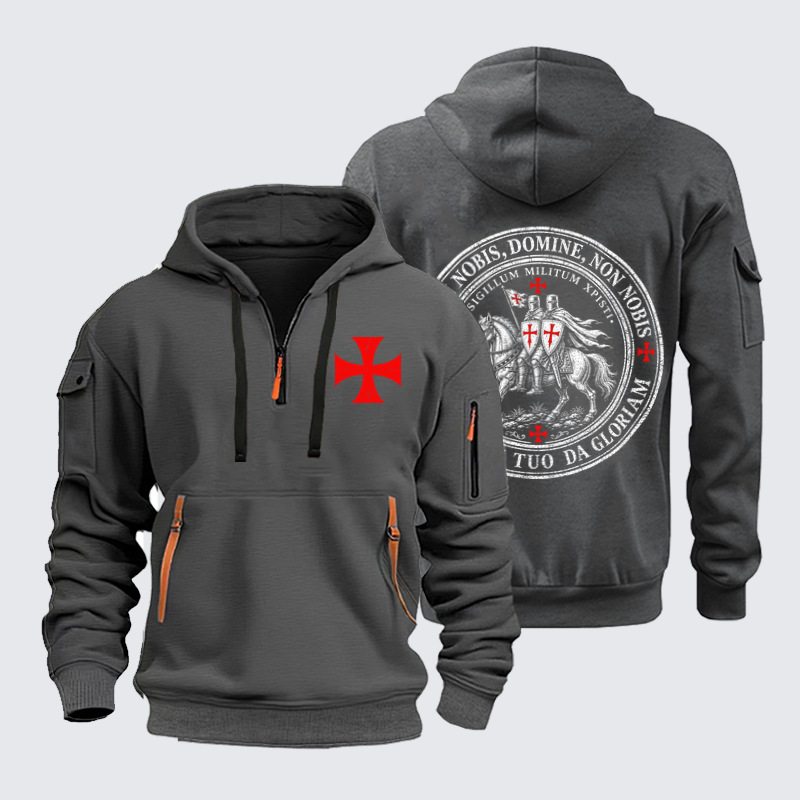 Zipper Hoodies - Non Nobis Domine, Non Nobis, Sed Nomini Tuo Da Gloriam