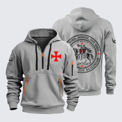 Zipper Hoodies - Non Nobis Domine, Non Nobis, Sed Nomini Tuo Da Gloriam