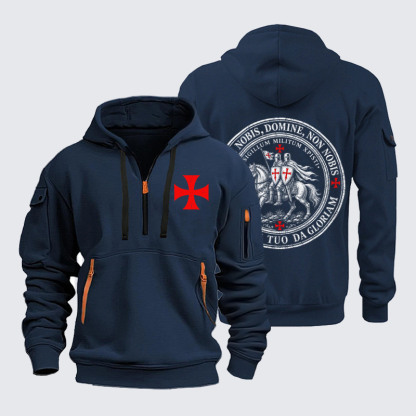Zipper Hoodies - Non Nobis Domine, Non Nobis, Sed Nomini Tuo Da Gloriam