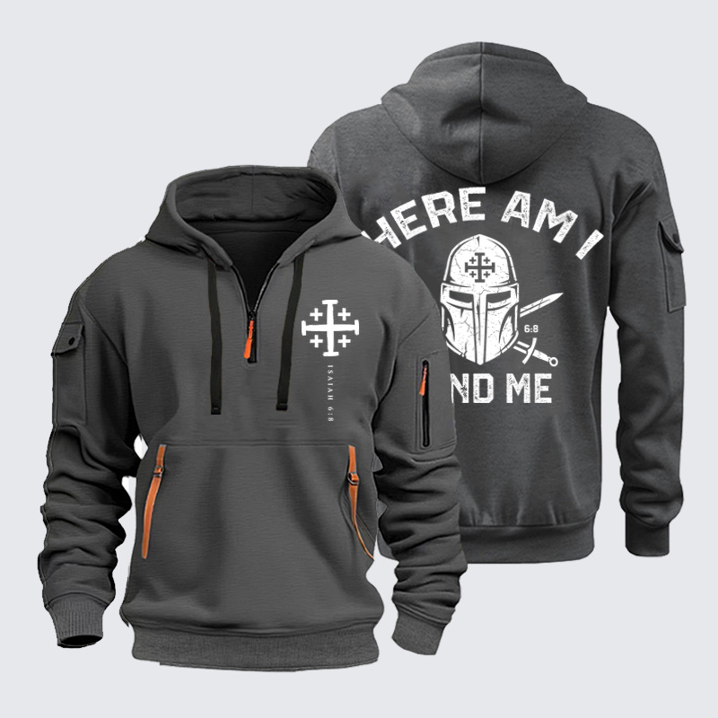 Zipper Hoodies – Here Am I Send Me
