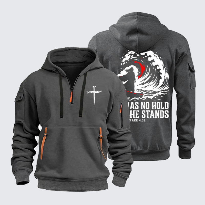Zipper Hoodies – Fear Has No Hold When He Stands Mark 4:39