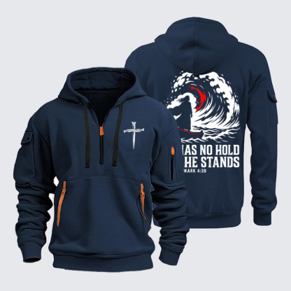 Zipper Hoodies – Fear Has No Hold When He Stands Mark 4:39