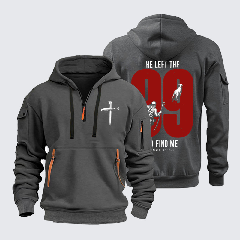 Zipper Hoodies – He Left The 99 To Find Me