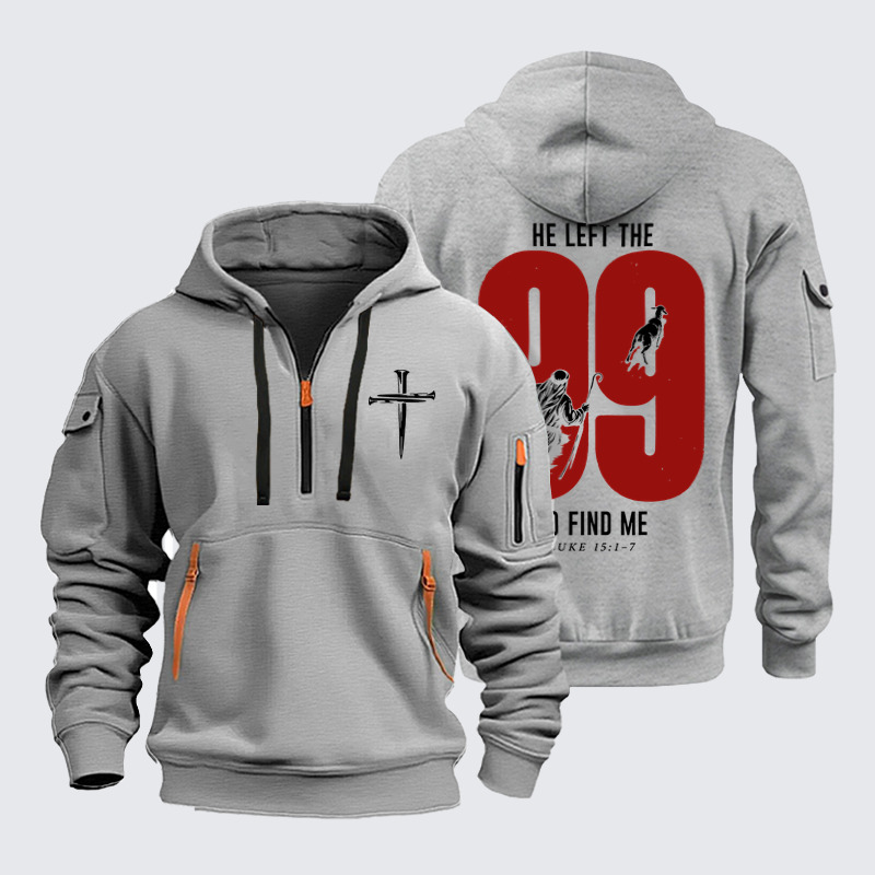 Zipper Hoodies – He Left The 99 To Find Me
