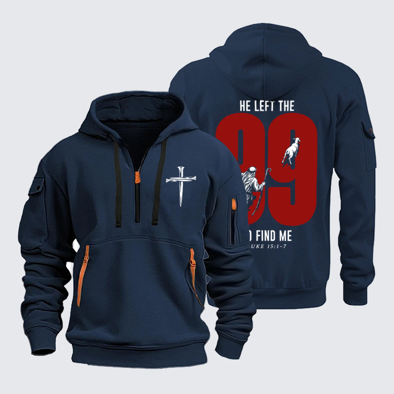 Zipper Hoodies – He Left The 99 To Find Me