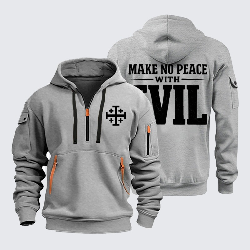 Zipper Hoodies – Make No Peace With Evil